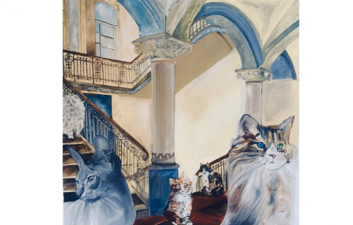 Royal cats, œuvre de Grant Netherlands