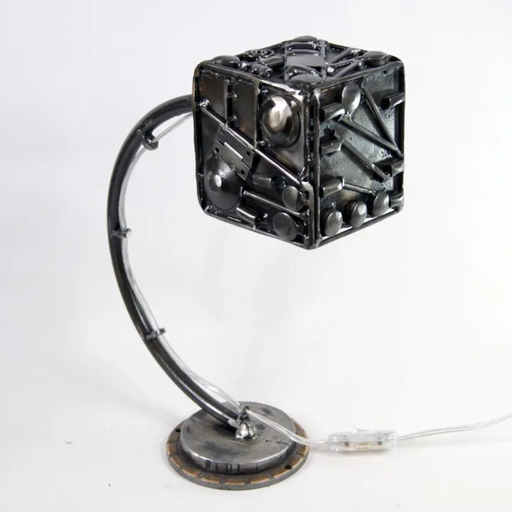 Space art metal sculpture, artwork by Dendrinos gIANNIS