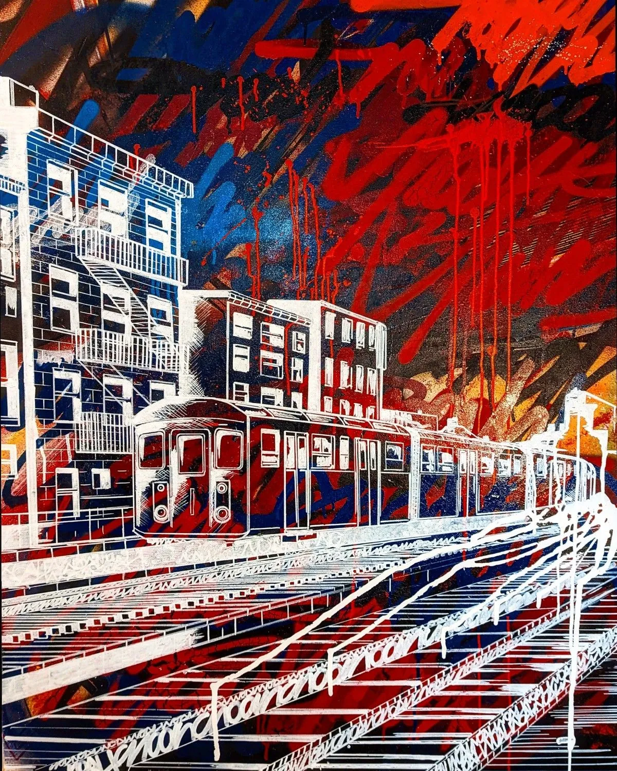 Brooklyn, artwork by Jules Noah