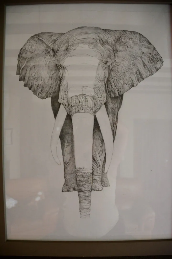 Mon éléphant, œuvre de Isabelle PÂQUE