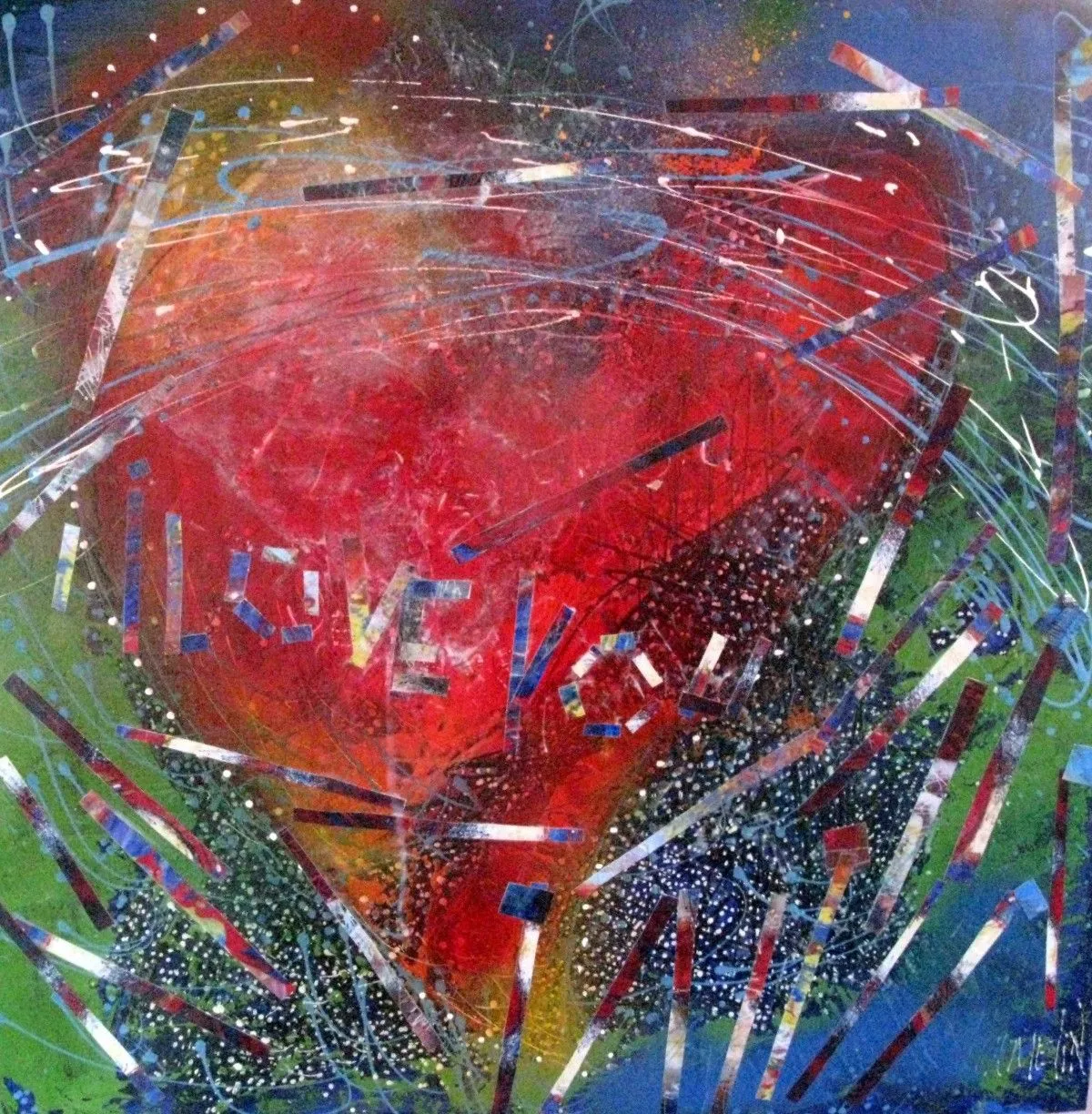 I Love You, œuvre de Marce Hamelin