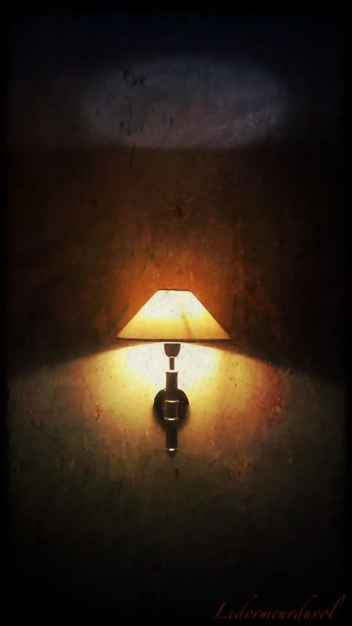 Une lumière dans la nuit., œuvre de Le Dormeur Du Vol
