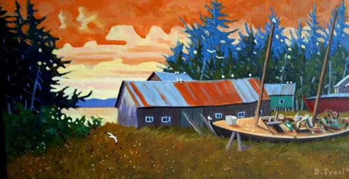 En repos pour l'éternité, artwork by Bernard Proulx