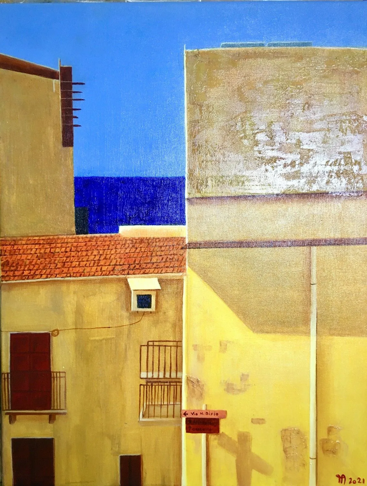 Rue Bixio, œuvre de Françoise AUGUSTINE