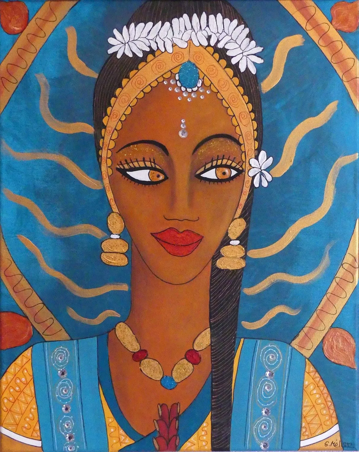 INDIA DANCE, artwork by Sandrine Mélisse