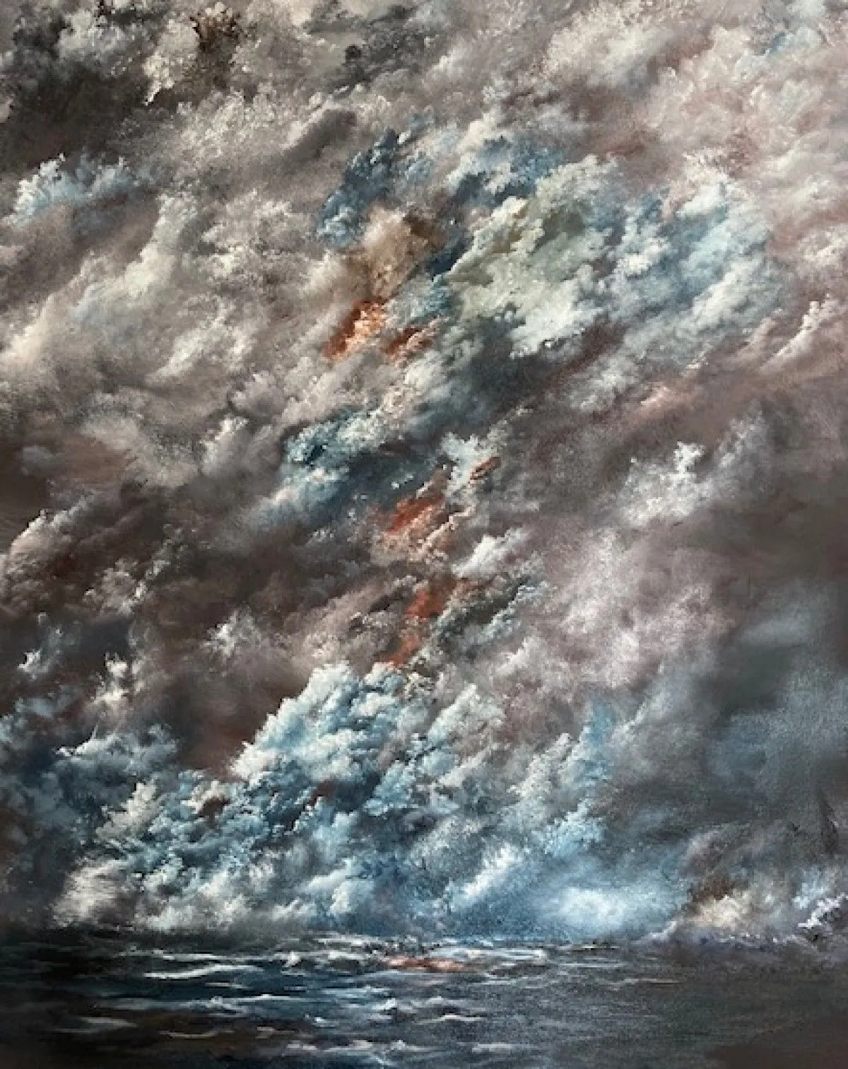 Orage infini, artwork by Danielle Quevillon