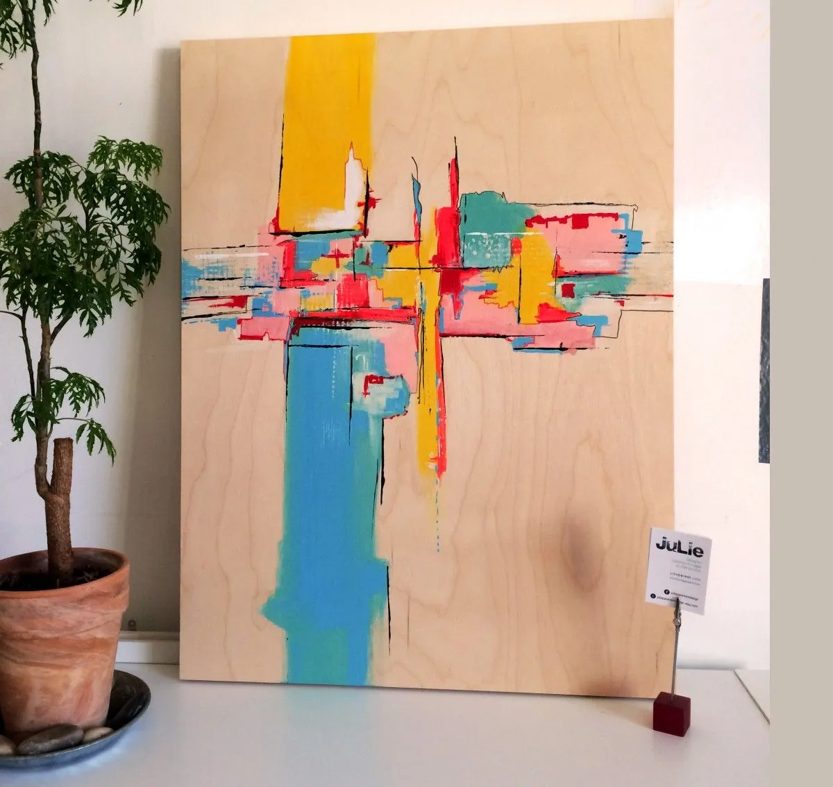 couleurs d'été - summer colours, œuvre de Julie Parent