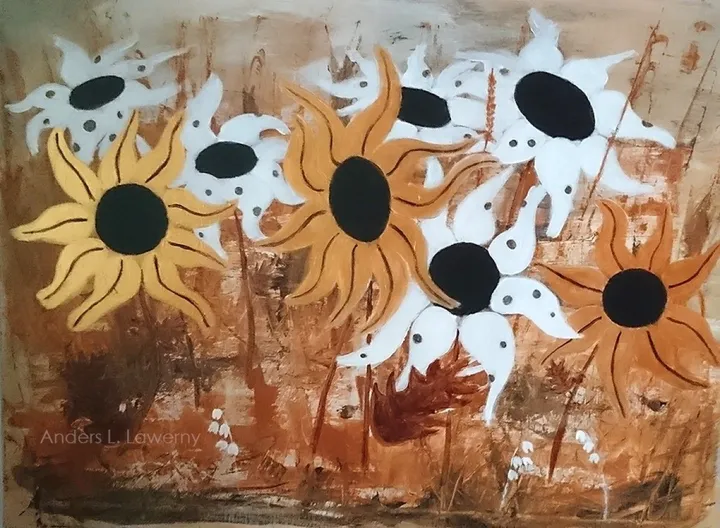 flowers of your mind, œuvre de Anders Lawerny