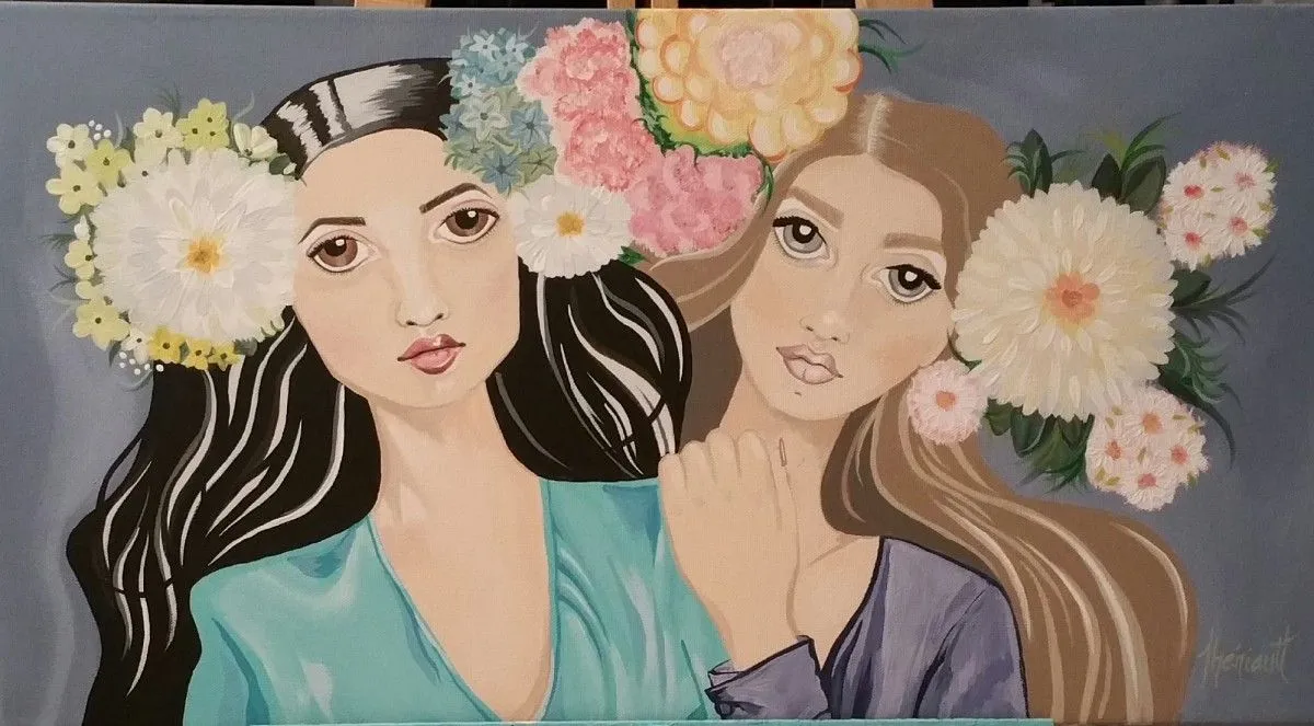 En toute amitié, artwork by Isabelle Thériault