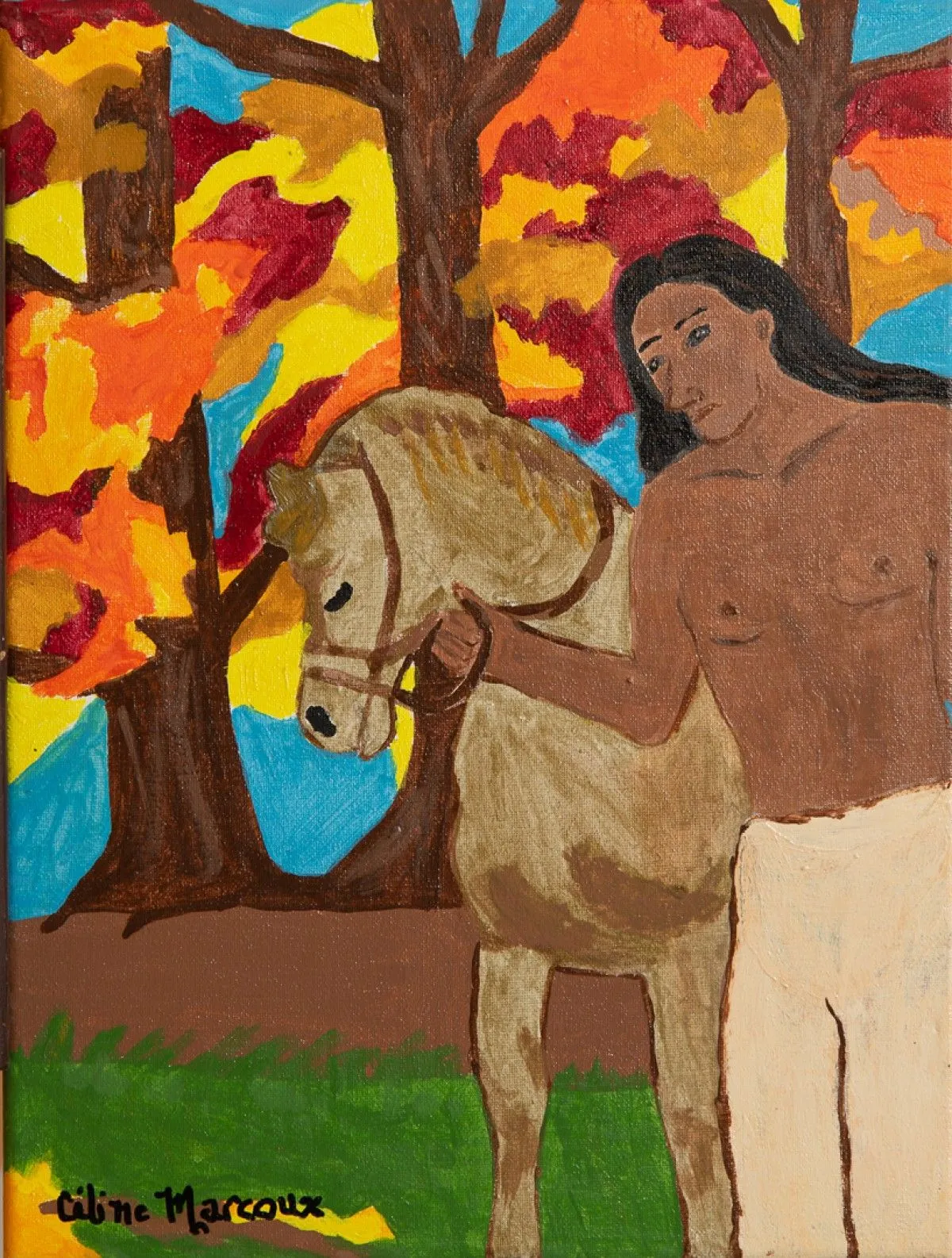 L'Eté Indien, œuvre de Céline Marcoux