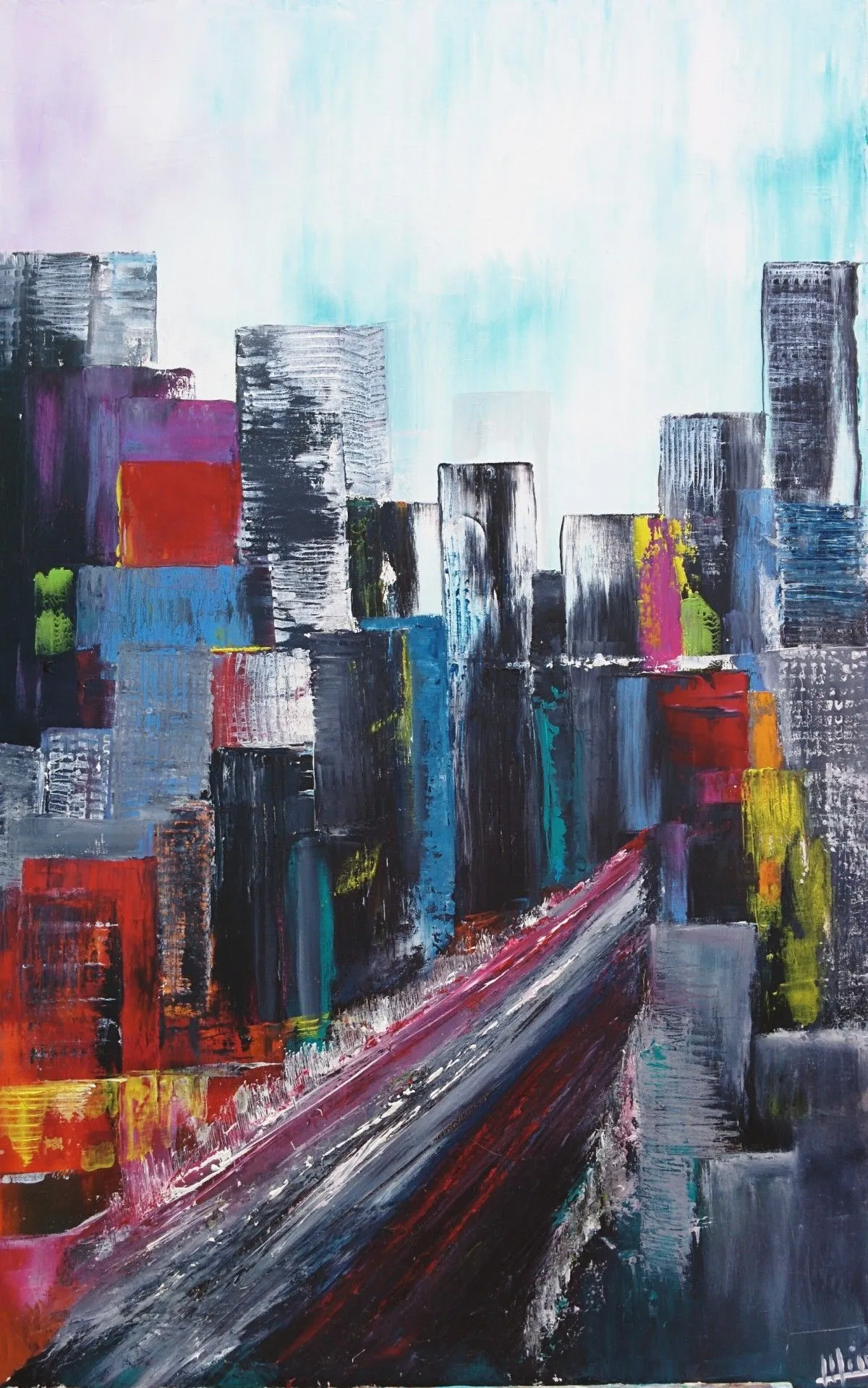 Manhattan, œuvre de Mimo Tsémé