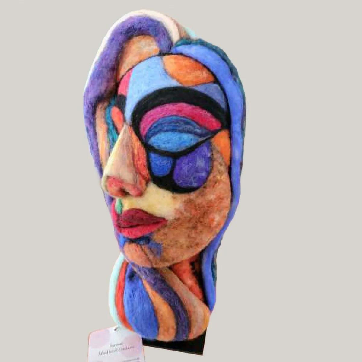 Picassoesqe Head, artwork by suzanne warden