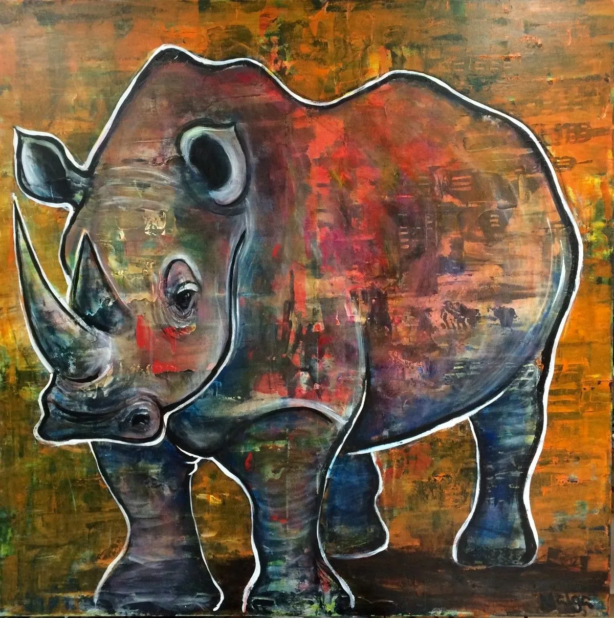 Trafic, œuvre de Malga Art