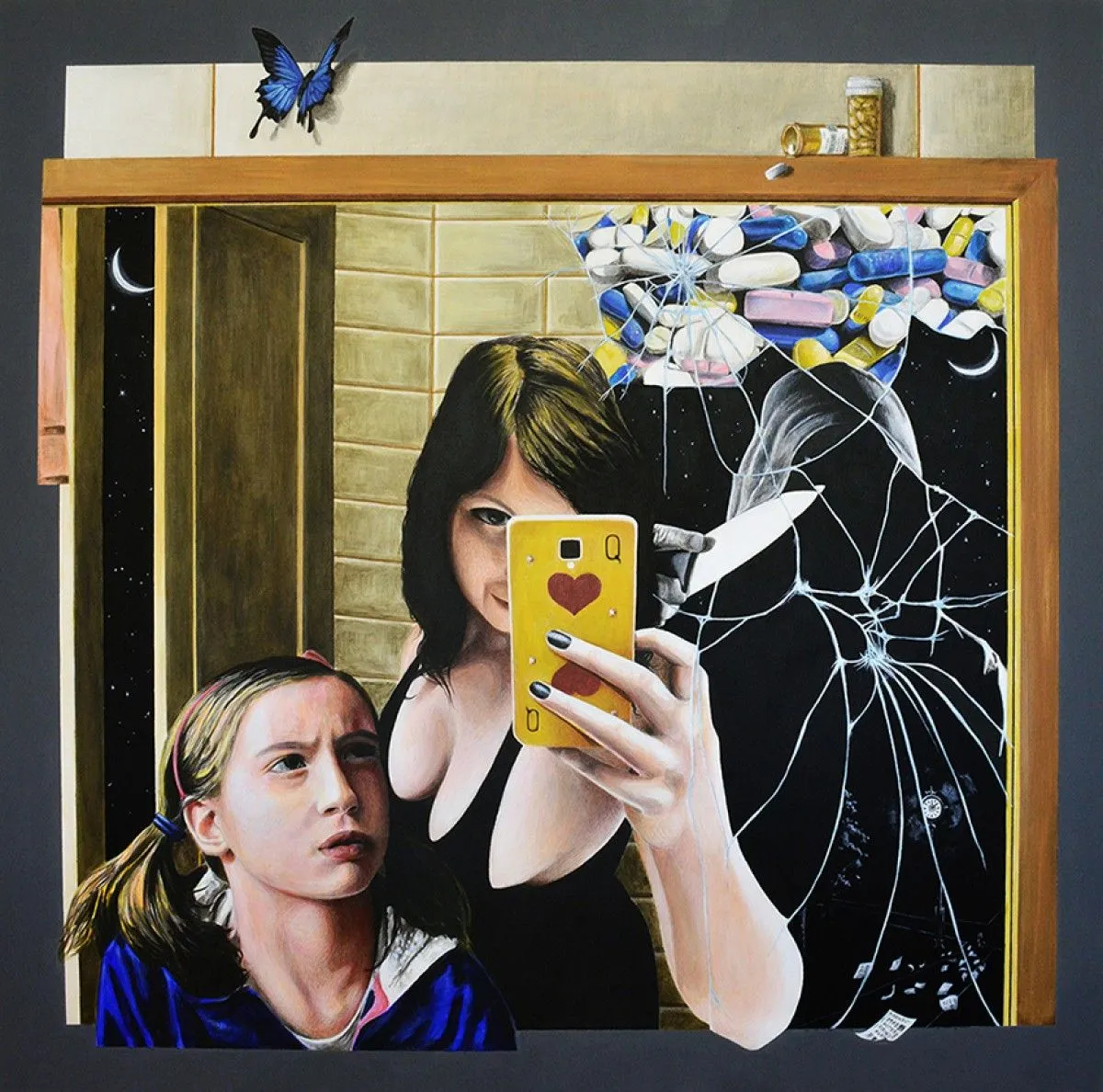 ALICE WONDERS about the WONDERS of WONDERLAND, œuvre de SPIROS PANOURGIAS