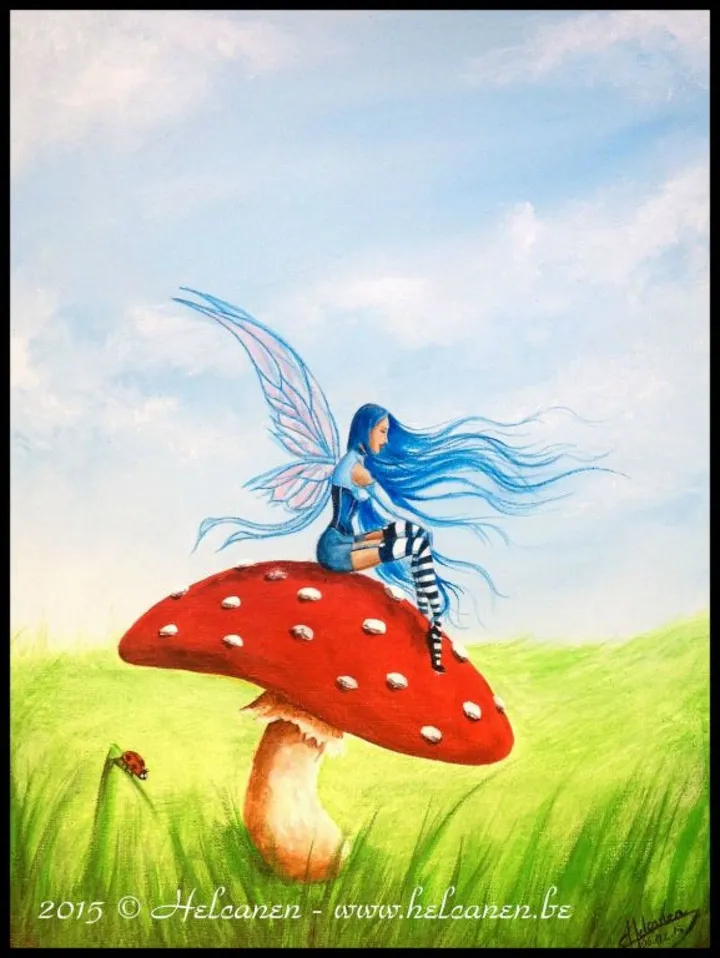 Blue Fairy, œuvre de Helcanen Val