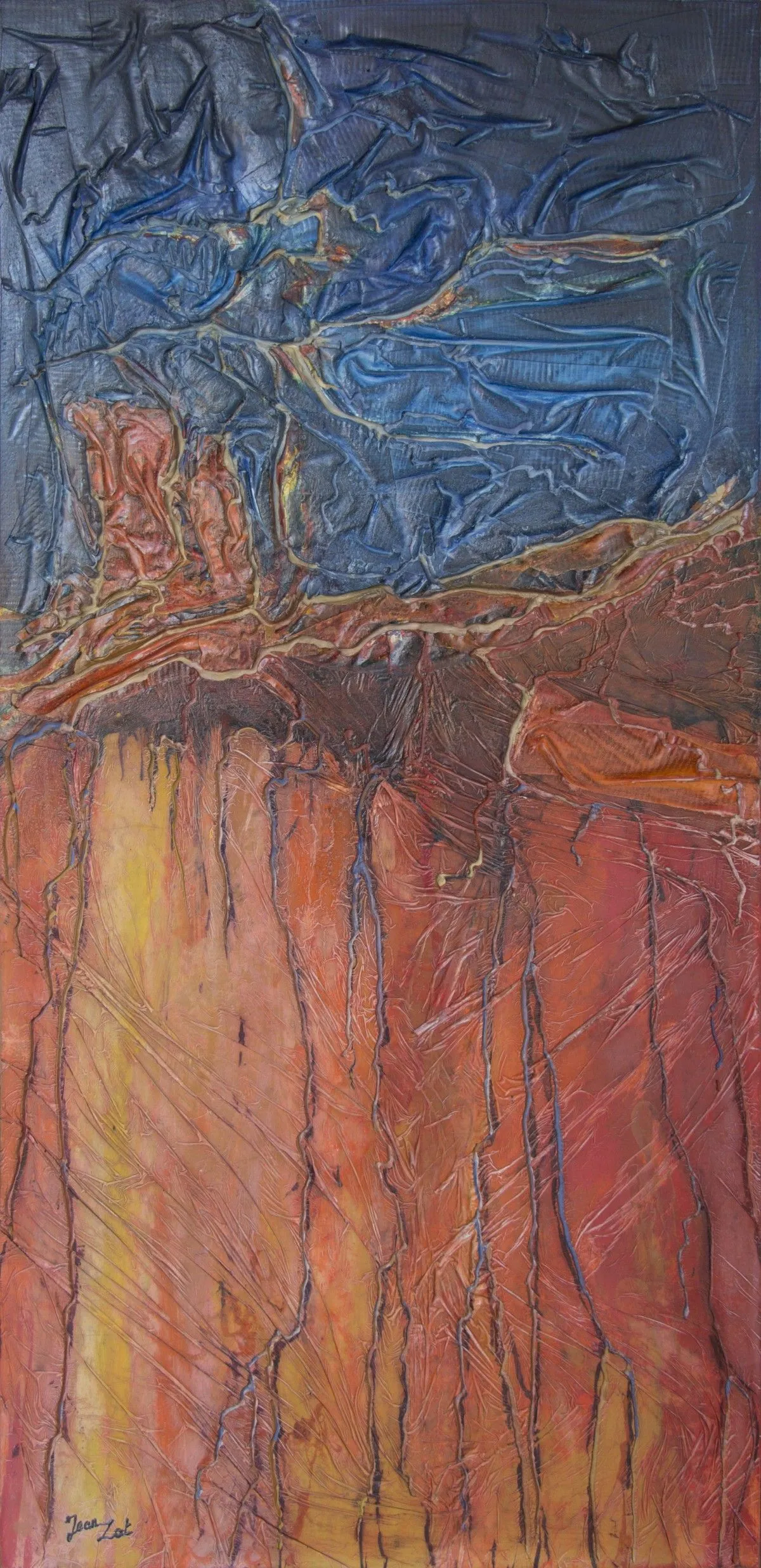 Red Fall, artwork by Jean-Luc Zattara