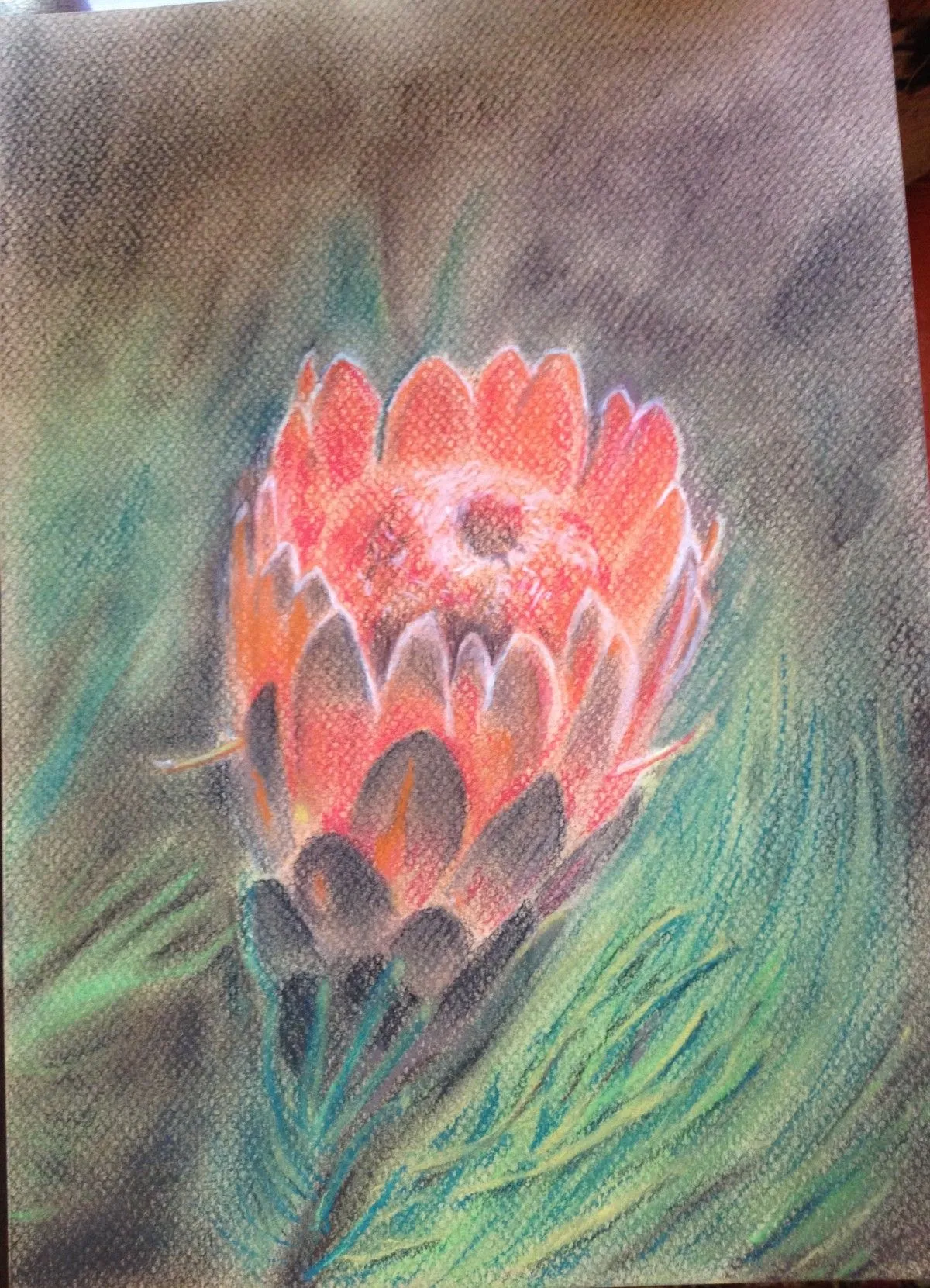 Protea, artwork by Fanie Buys