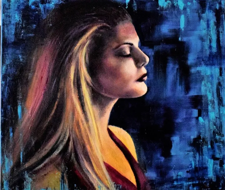 Travelling in positive thoughts when everything is dark, œuvre de Magdalena Wozniak-Melissourgaki