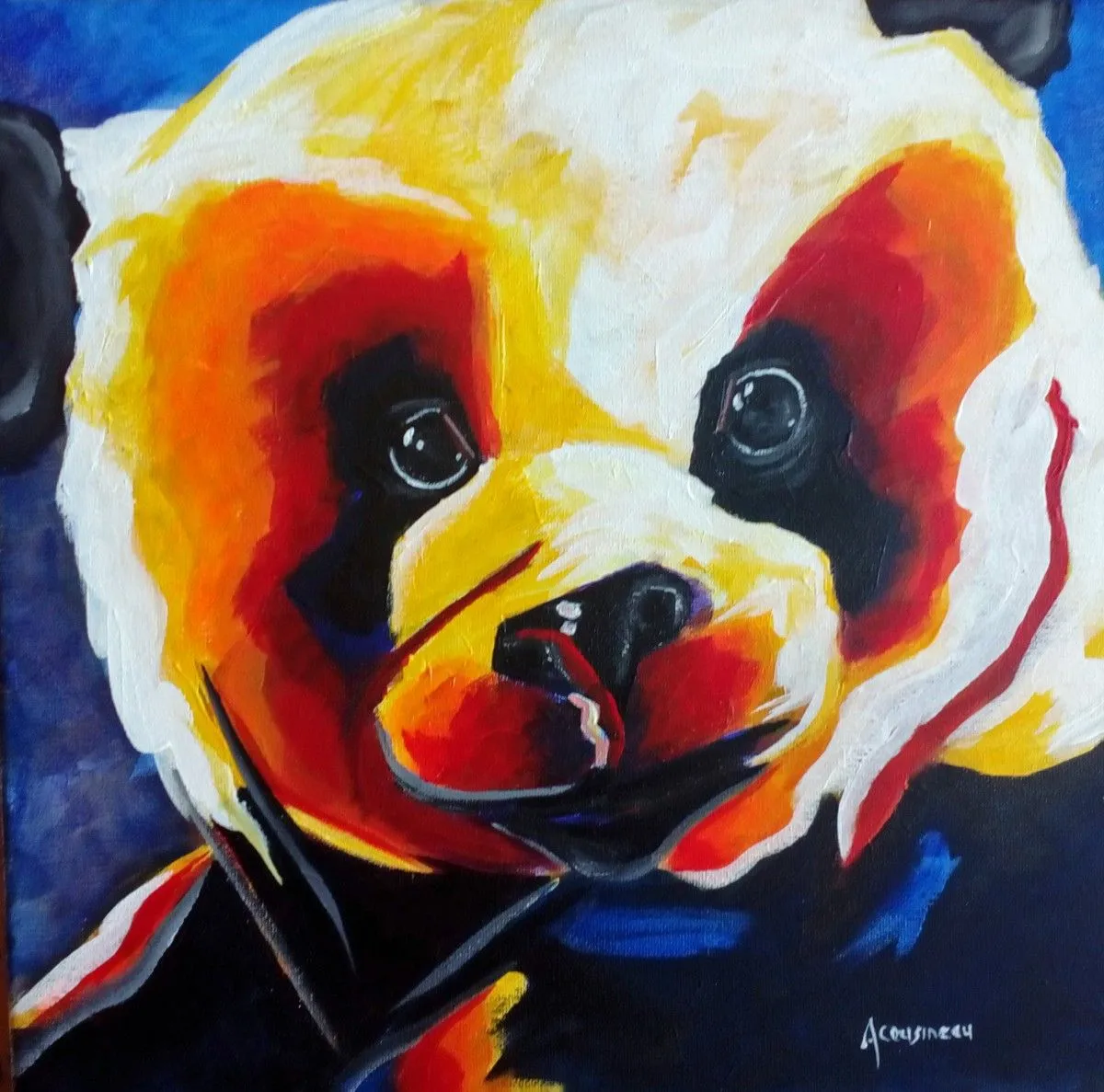 Panda, artwork by A Cousineau