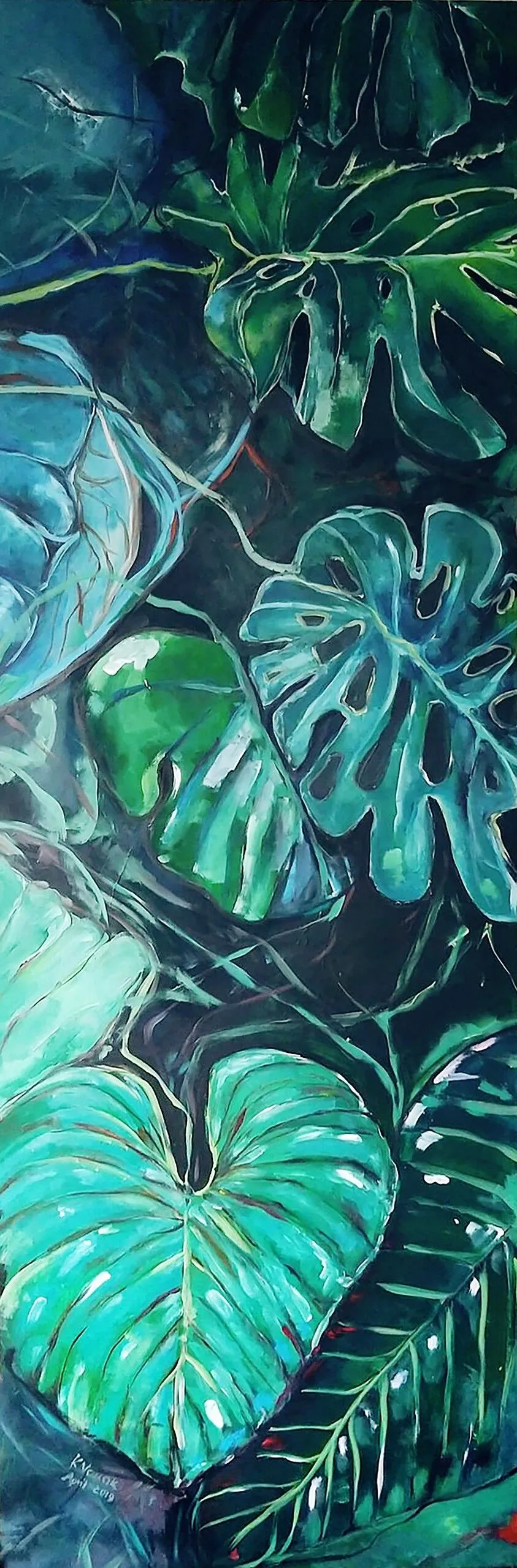 Leaves, artwork by Kate Nowak