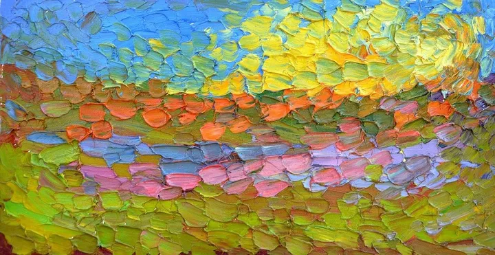 Sunlight, artwork by Olga Bezhina