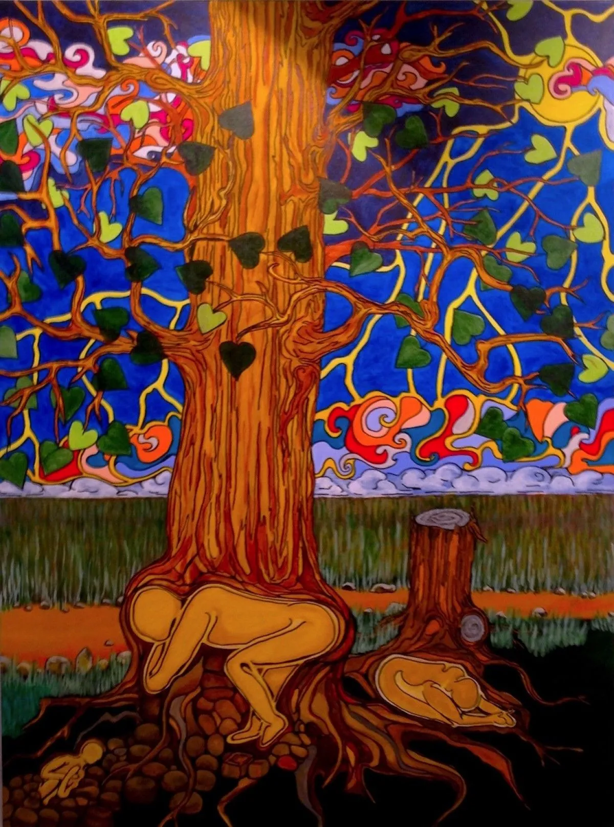 The Family Tree, artwork by Claude Chapdelaine