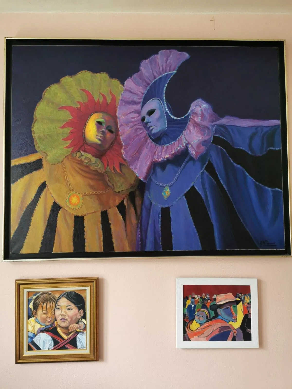Masques de Venise, œuvre de Antonia Bouvart