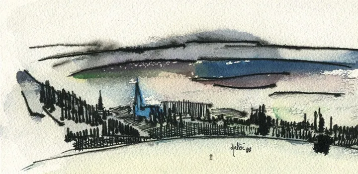 Paysage, artwork by Alain HALTER