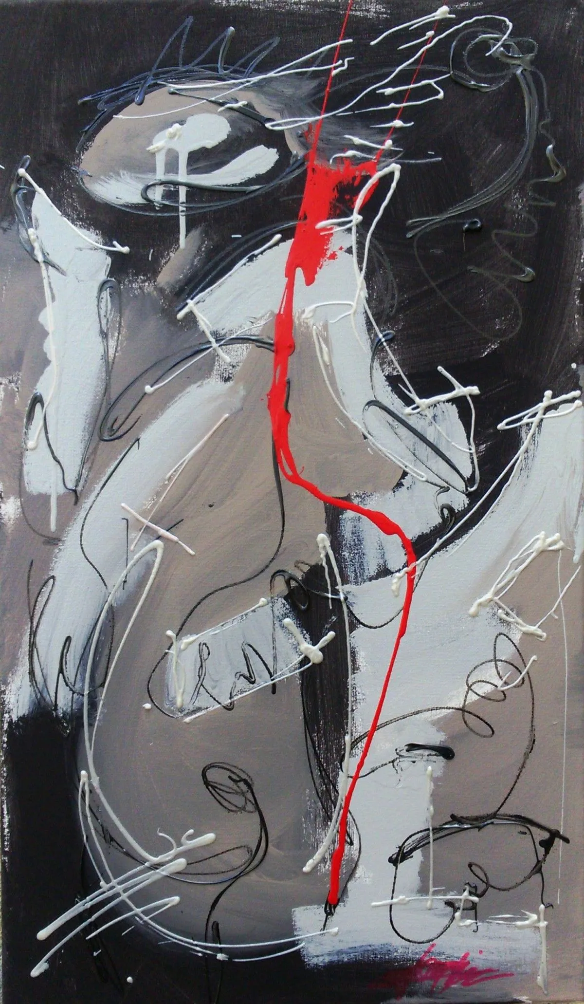 Pourquoi m'as tu fais cela ?, artwork by Gabriel Angelo