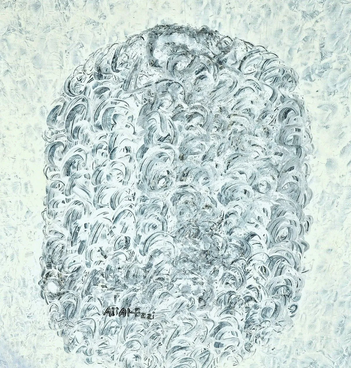 The Back Head of a Woman, artwork by Ali AlEzzi