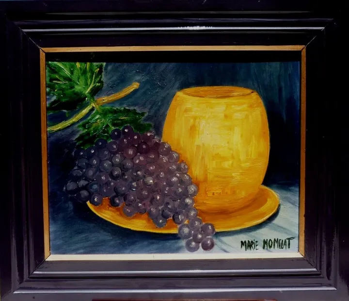 LAMPE ET RAISIN, artwork by marie momelat
