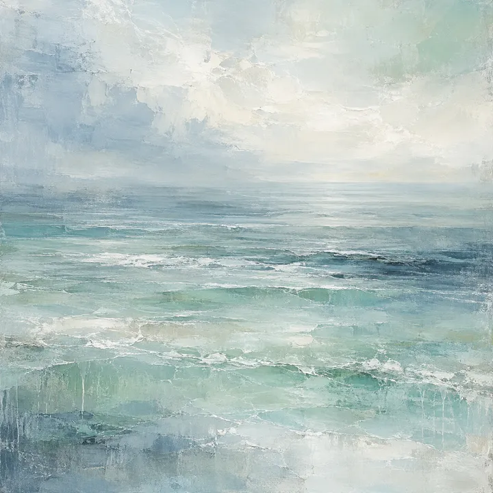Rivage ensoleillé, œuvre de Jonathan Fournier