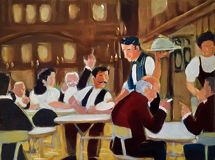 Guinguette, œuvre de Marcel Ramet