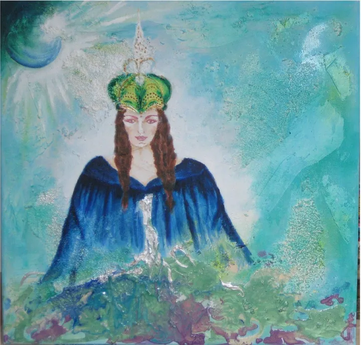 L'élue, œuvre de sylviane marie nardini