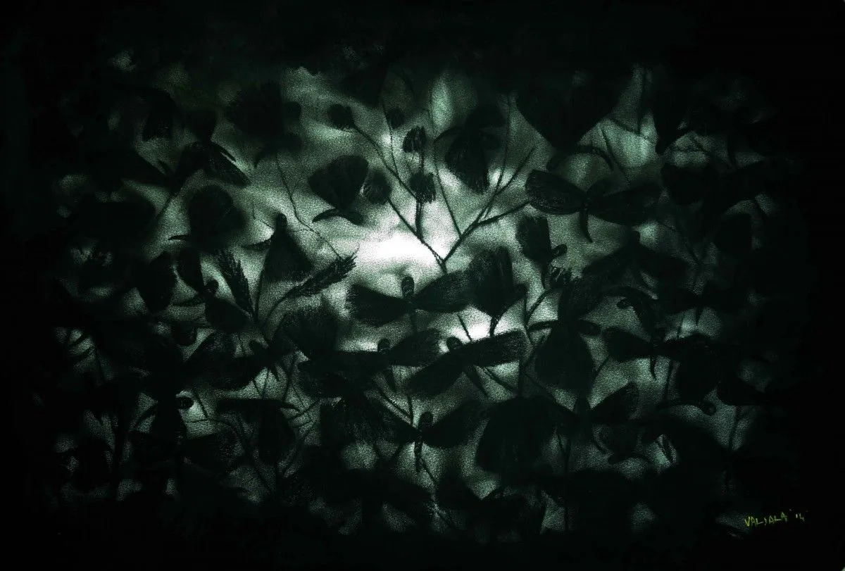 something in the dark, artwork by vikram valsala