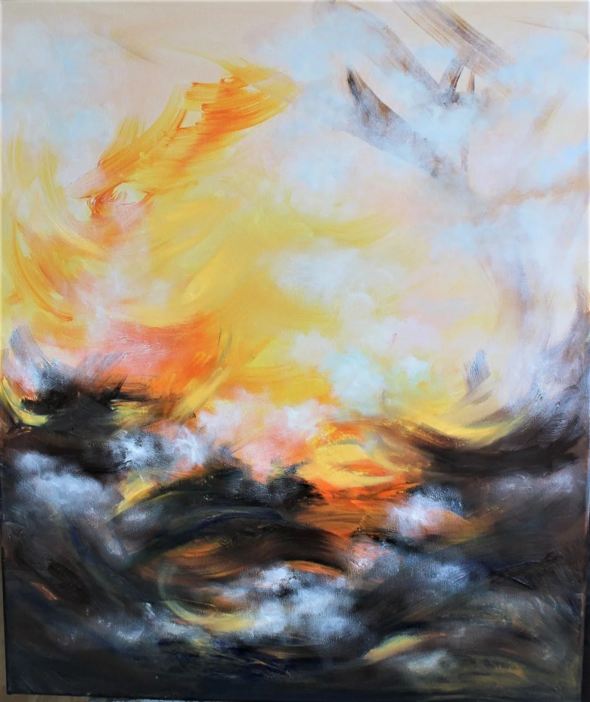 "Flames", artwork by Anda Dzen?te