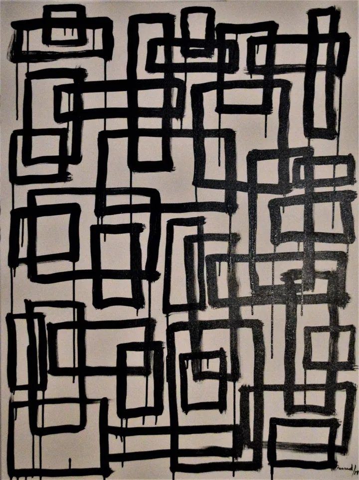 Composition 19-9, artwork by Marcel Renaud