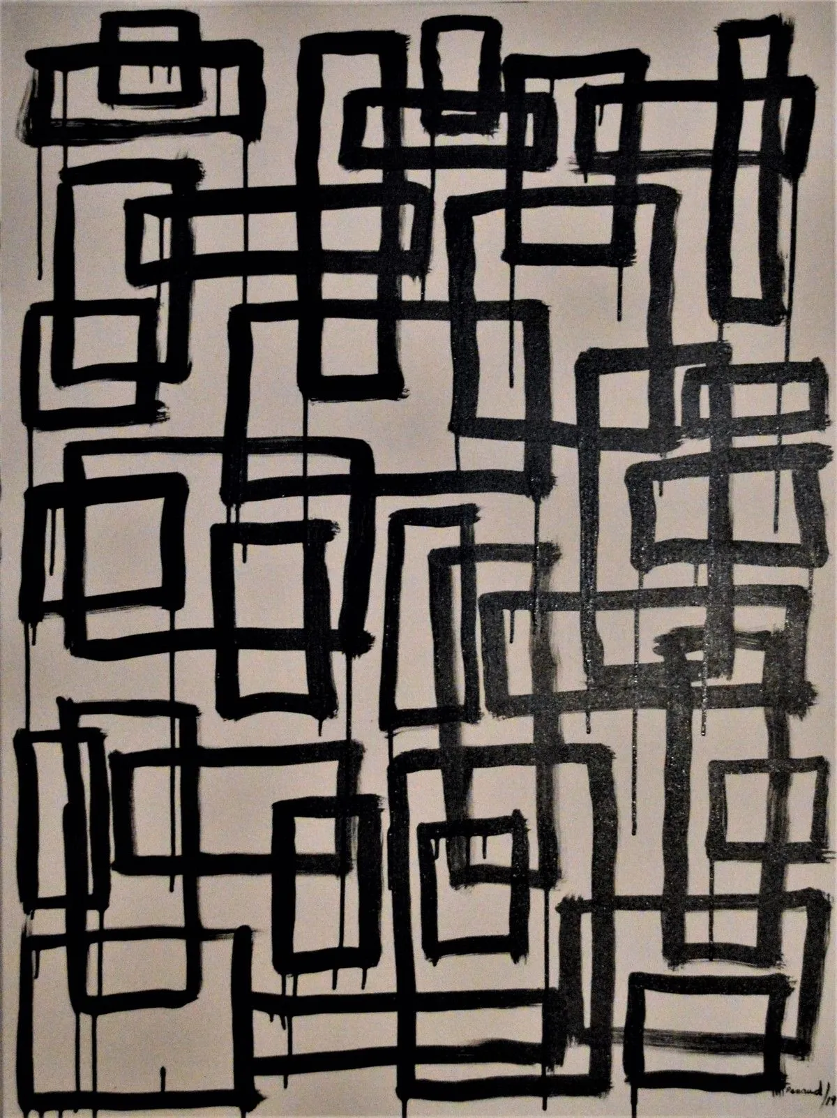 Composition 19-9, œuvre de Marcel Renaud
