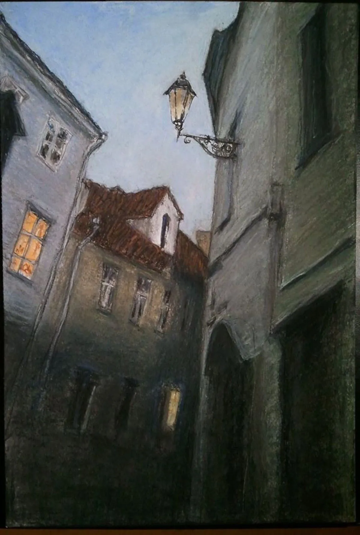 Vilnius, Literatu street, artwork by Marina Tregubova