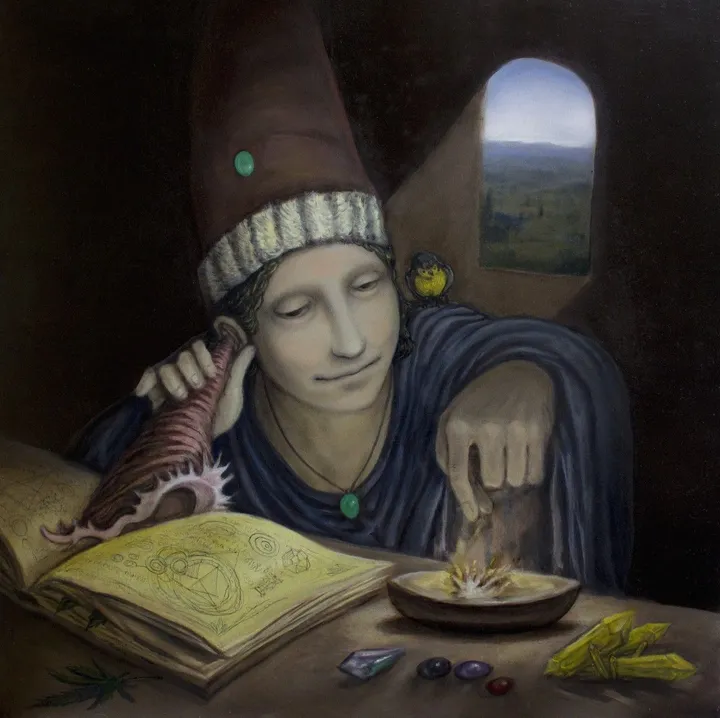 The Young Alchemist, œuvre de Marco Ortiz