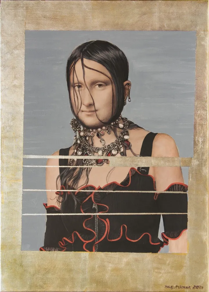 Lisa Visiting Gaultier..., œuvre de Nataliya Bagatskaya