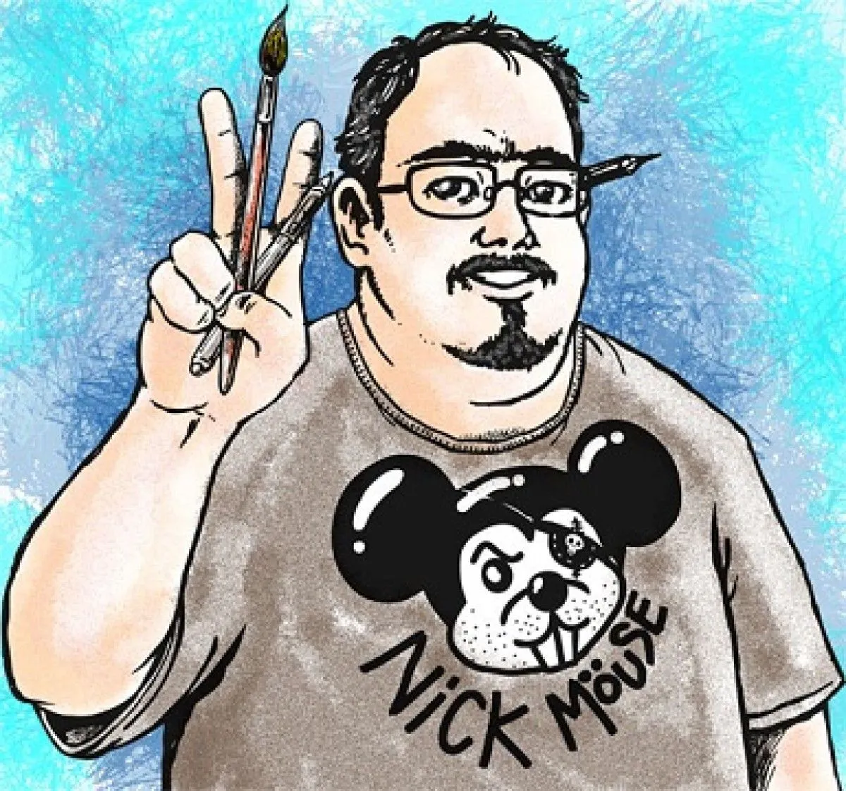 Comic artist and cartoonist, œuvre de Valter Schueler