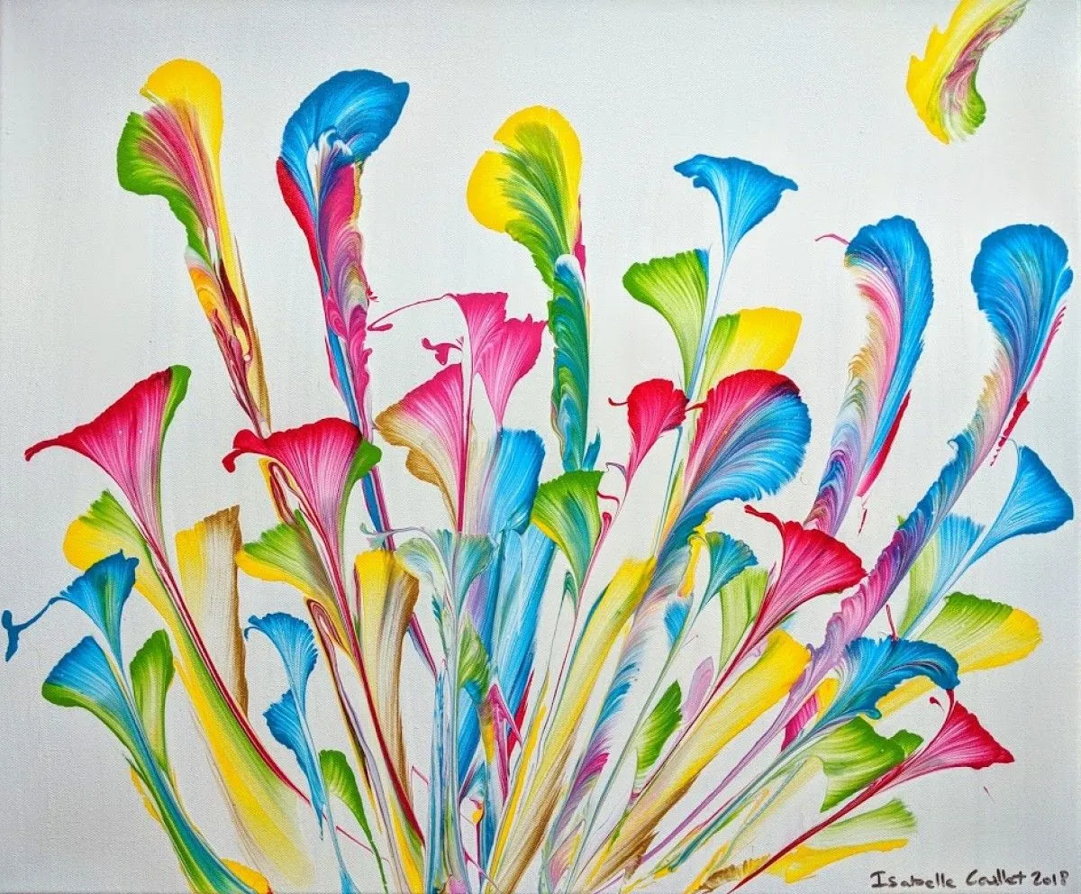Spring is in the air, artwork by Isabelle Caillet