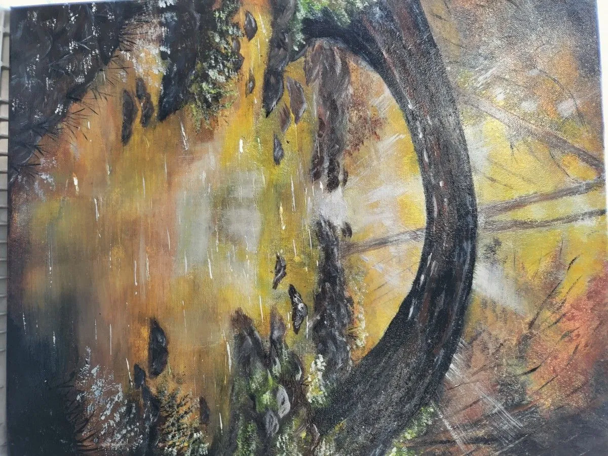 Le Pont enchanté, artwork by Alexandra Guillon