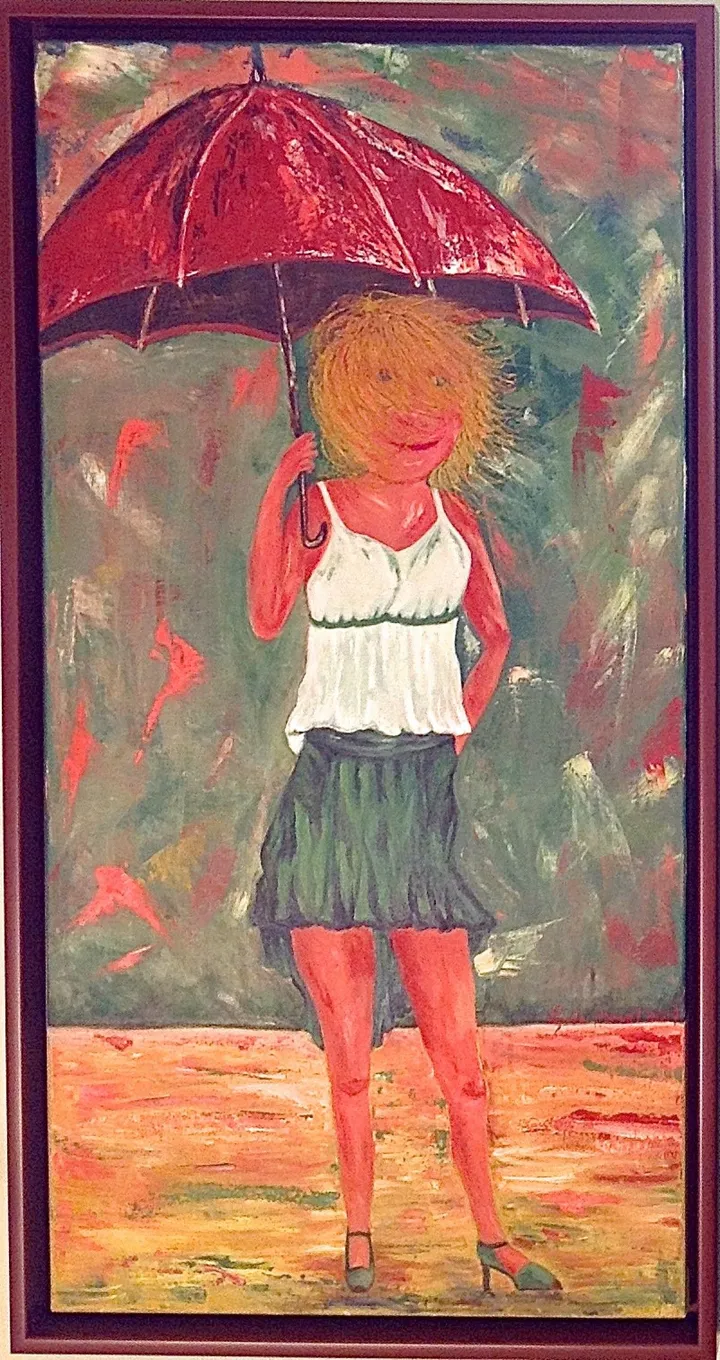 129- La mystérieuse, œuvre de Lynda Hamel