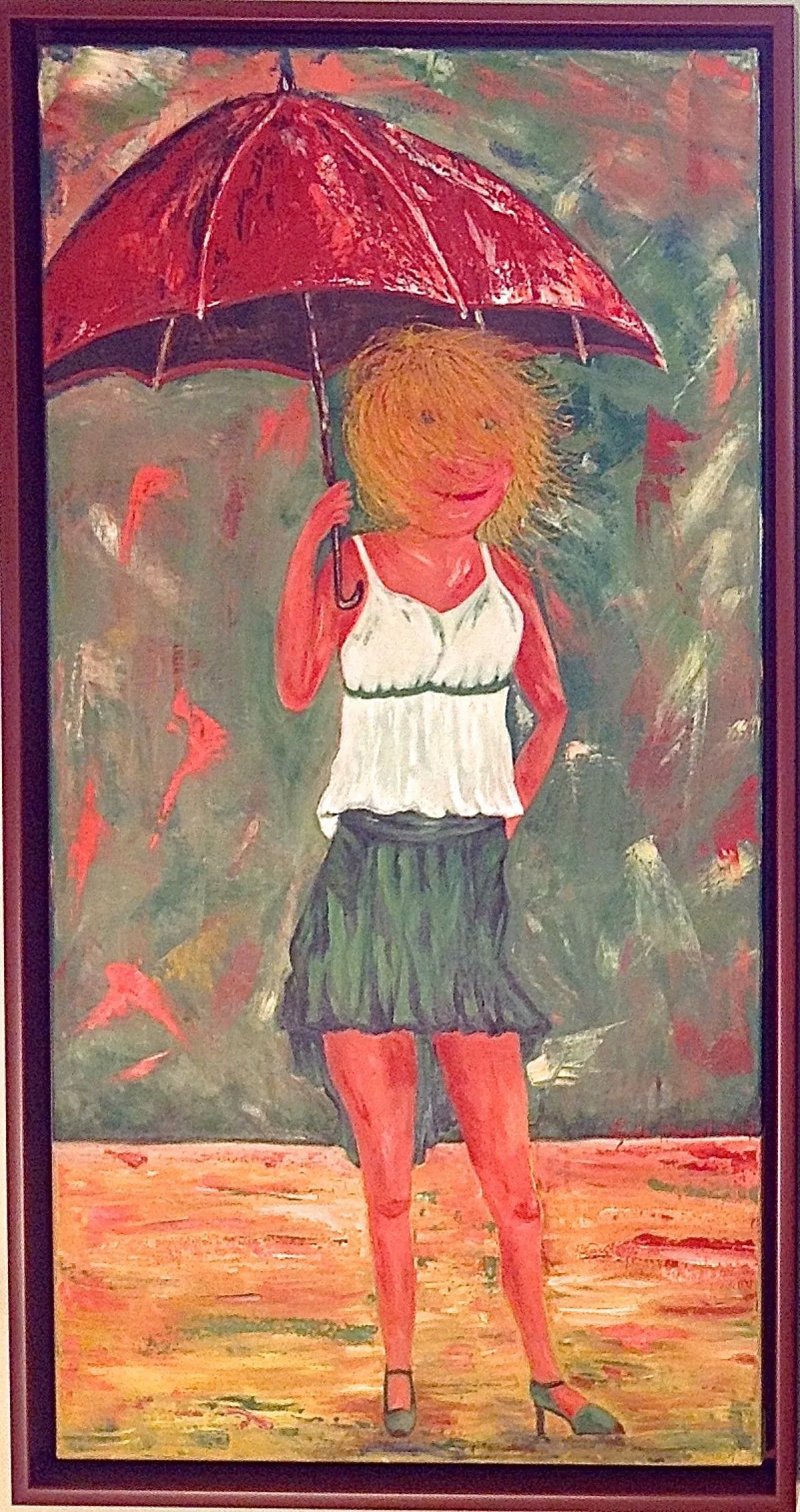 129- La mystérieuse, œuvre de Lynda Hamel