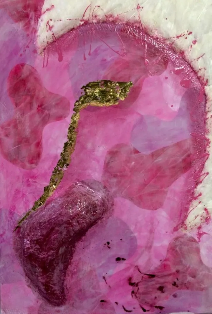 Flamingo, artwork by Gabrielle Paquette