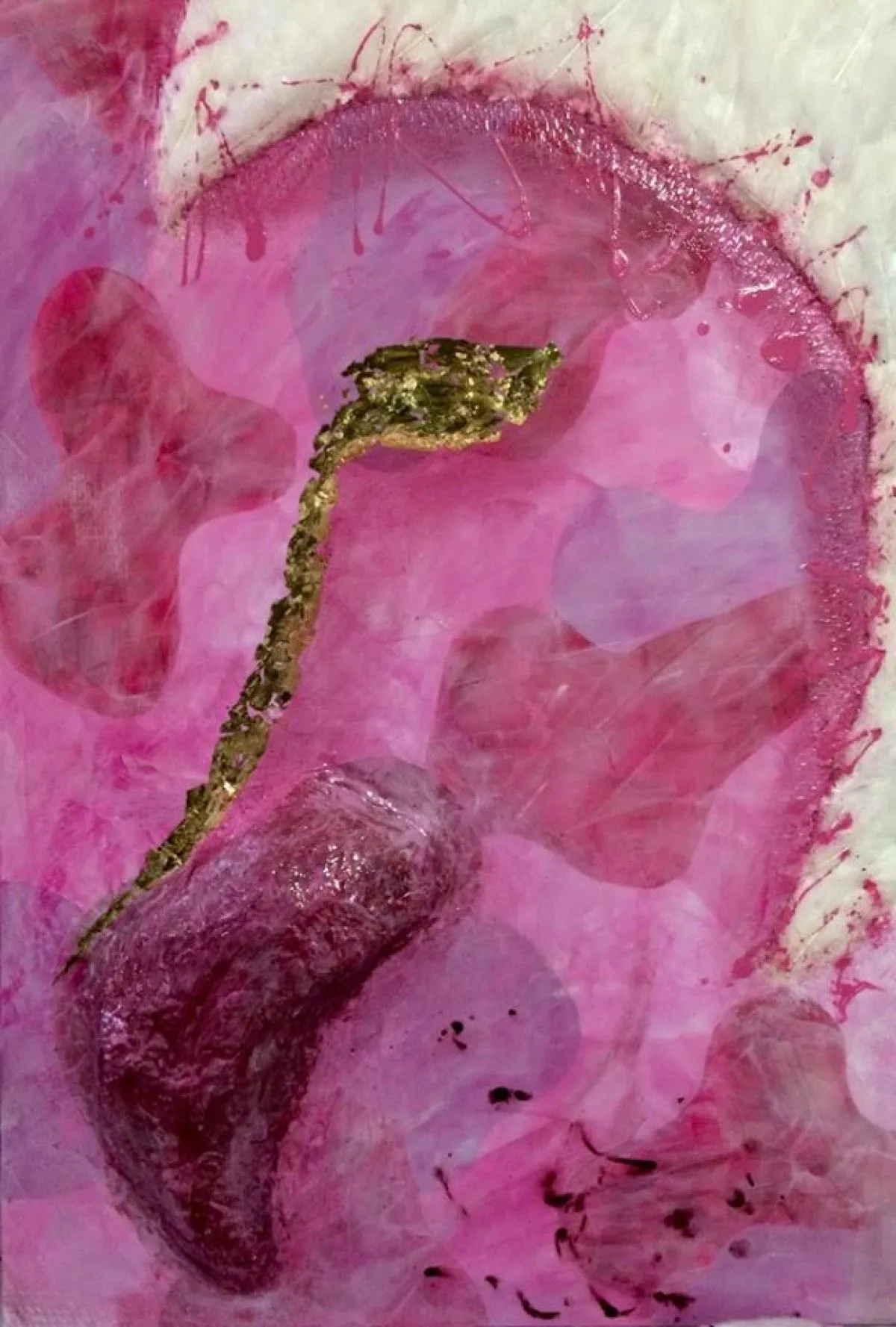 Flamingo, artwork by Gabrielle Paquette