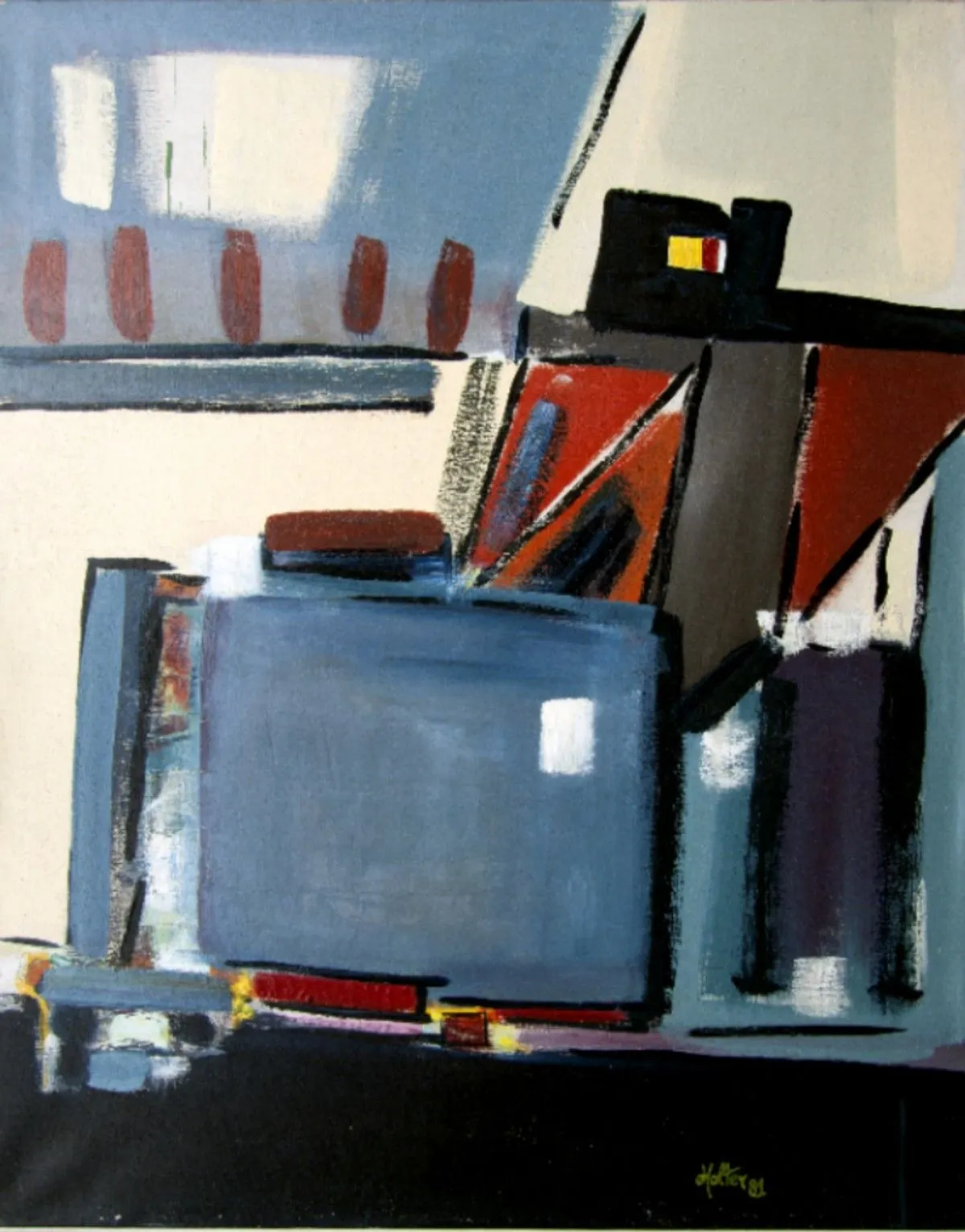 Bourlinguer, hommage à Blaise Cendrars, artwork by Alain HALTER