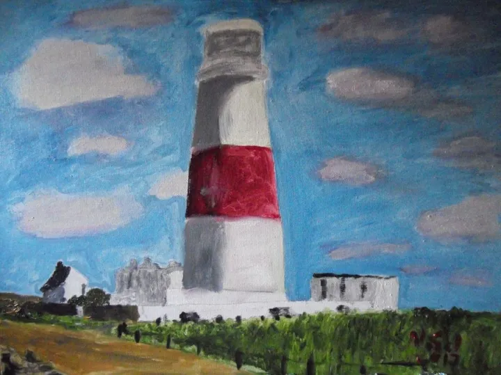 Portland Lighthouse Dorset, œuvre de Nigel Goodwin